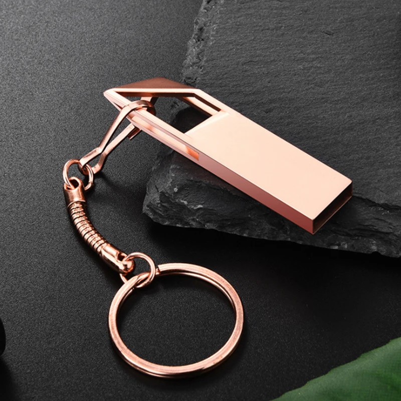 แฟลช Drive2GB โลหะสี USB2.0ความเร็วสูง4GB 8GB 16GB 32GB ฟรีสลักโลโก้ได้ตามต้องการ