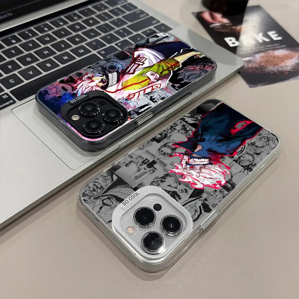 

Чехол для мобильного телефона Dandadan Okarun для iPhone 17, 16, 15, 14, 13, 12, 11 X XR XS 8 7 Pro Max Plus, полупрозрачный цветной защитный чехол