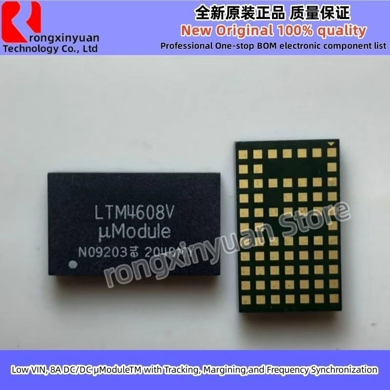 

5Pcs LTM4608V LTM4608IV#PBF LTM4608EV#PBF LGA68 LTM4608 Low VIN, 8A DC/DC μModuleTM with Tracking, Margining, New 100% quality