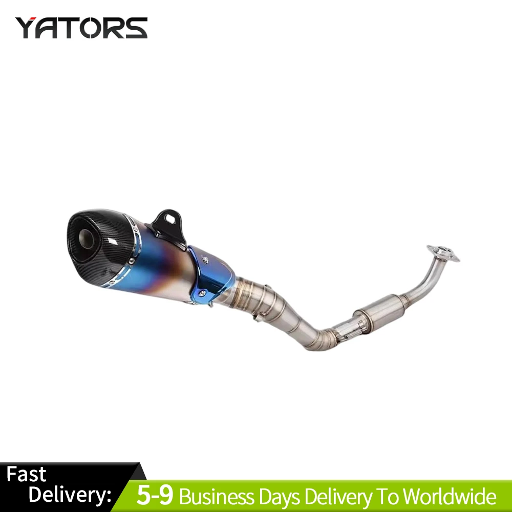 

Slip On For Yamaha NMAX155 15-19 NMAX125 Motorcycle Exhaust Muffler Front Pipe Exhaust Systems Exhausts Pipes