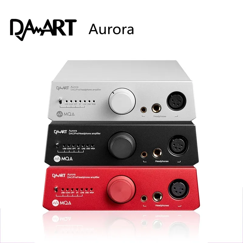 

DAART Yulong Aurora MQA ESS9068AS*2 DAC Hifi Music AMP Headphone Amplifier Decoder DSD512 32Bit/768kHz