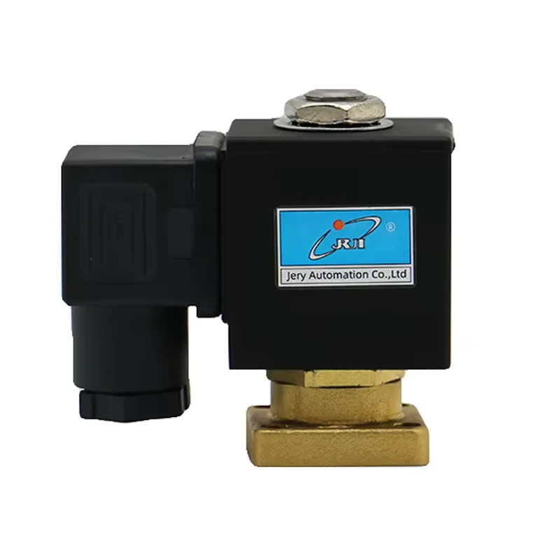 2/2 Way High Pressure Normally Closed 1/4 Inch Screw Spare Parts Mini Brass Solenoid Valve for Coffee Machine  Air Compressor
