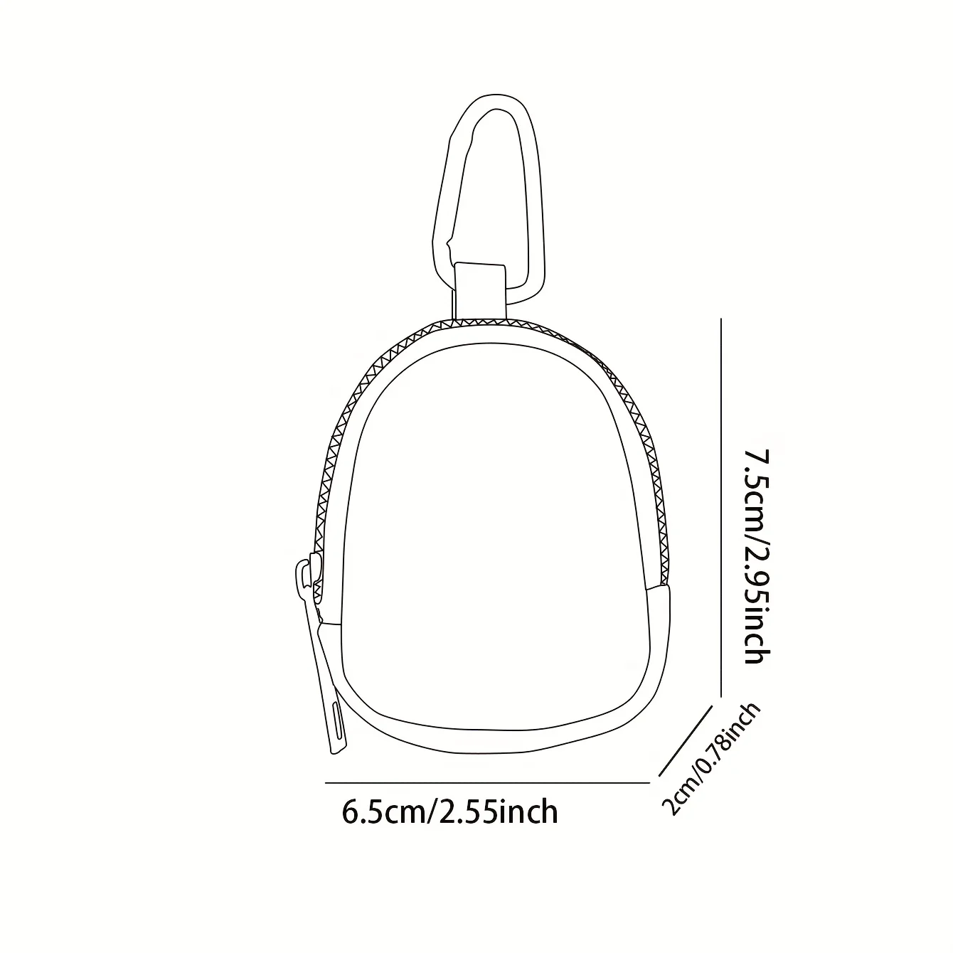 กระเป๋าสตางค์ขนาดเล็กพิมพ์ลายดอกไม้สีขาว 1 ชิ้น กระเป๋าใส่เหรียญซิปน้ำหนักเบา พร้อมคลิปหนีบและกระเป๋าใส่กุญแจหูฟัง