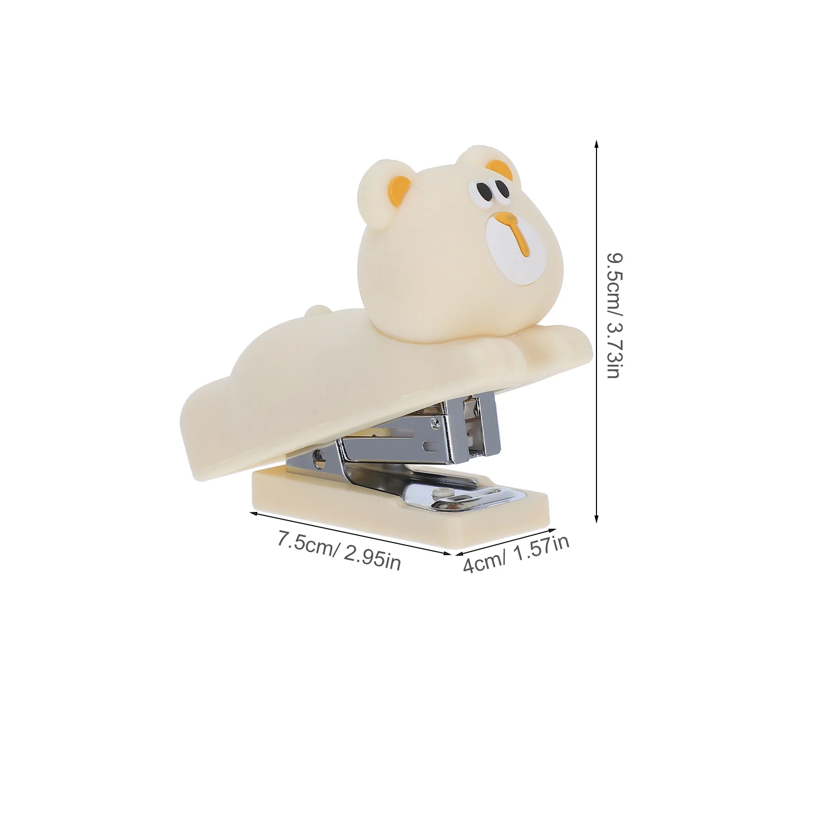Cucitrice portatile per animali carini Cucitrice da tavolo a forma di piccolo cartone animato per studenti in classe da ufficio Insegnanti Palmare