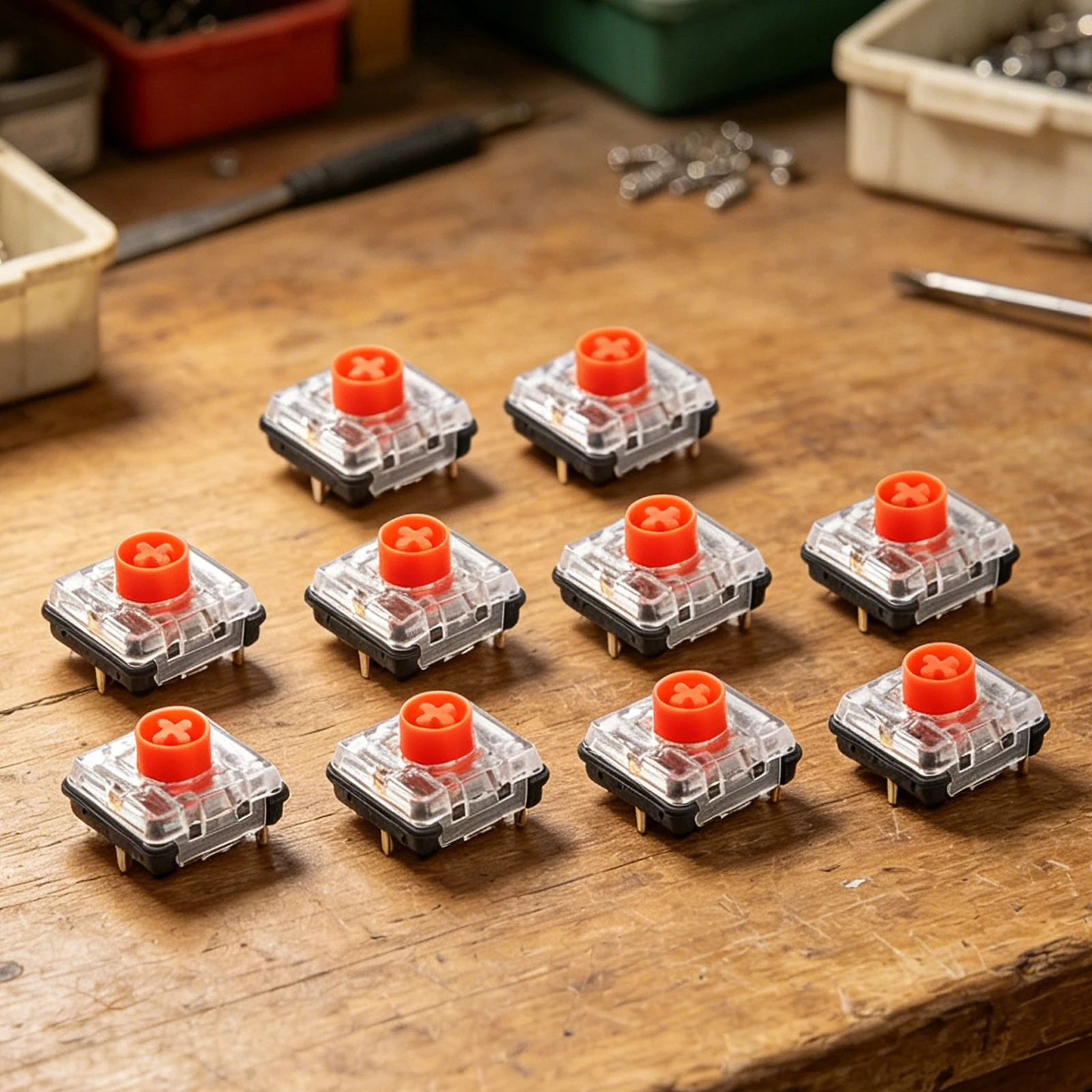 10 Pack 1353 For Mechanical Switches for Keyboards with Normally Closed Contact Type and On Off Cycling Functionality
