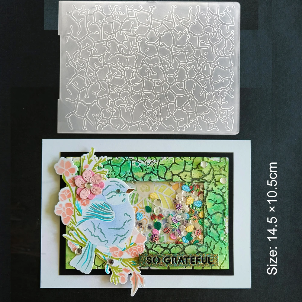 New style Vacation/Raindrops/Bricks/Leaves Embossing Folder For DIY Paper Card Decoration Scrapbooking