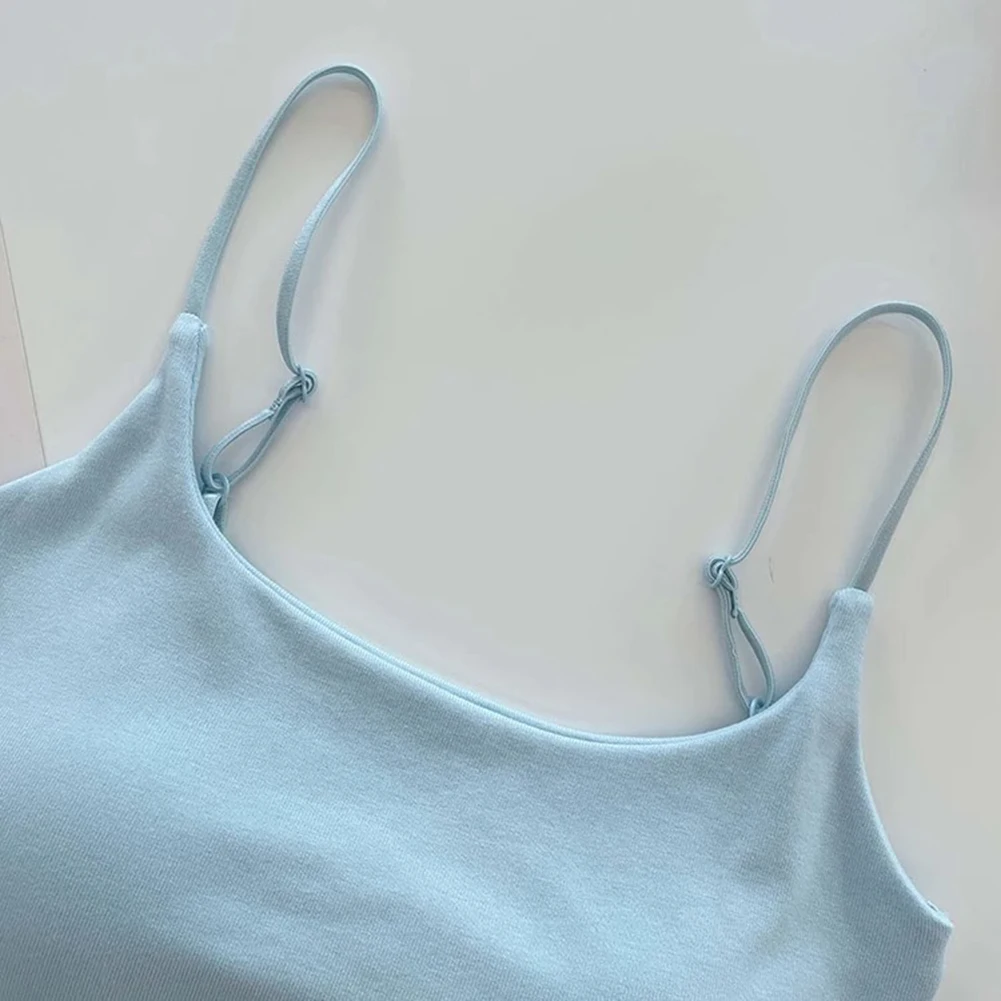 Casual Vests Chest Pad Tops For Daily Use Applicable For Female Brand New Condition Full Cup Shape For Casual Wear