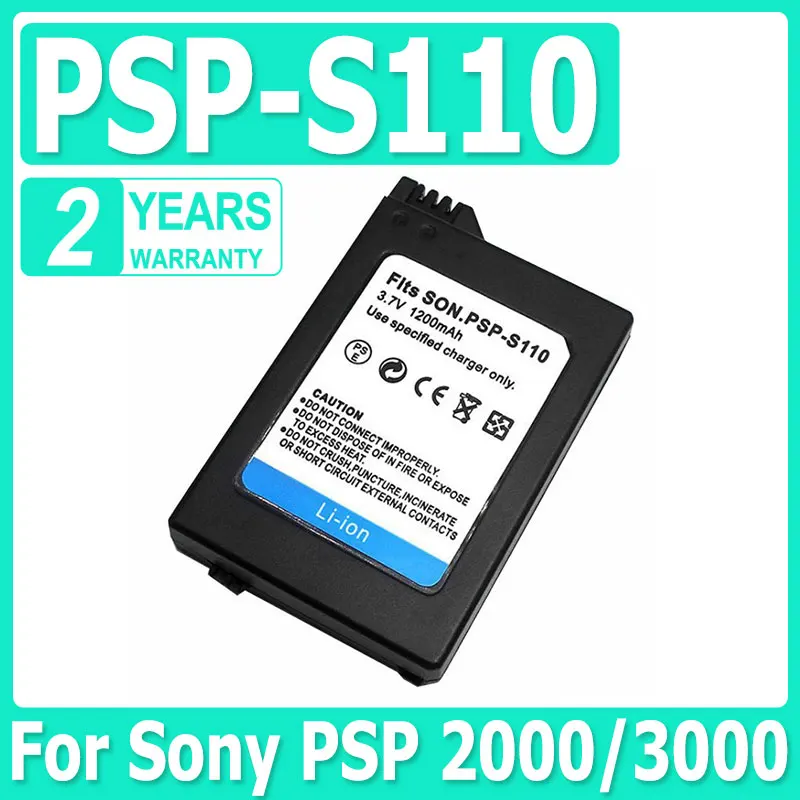 

XDOU High Quality Real Capacity 1200mAh 3.6V Lithium Ion Battery Pack Replacement for Sony PSP 2000/3000 PSP-S110