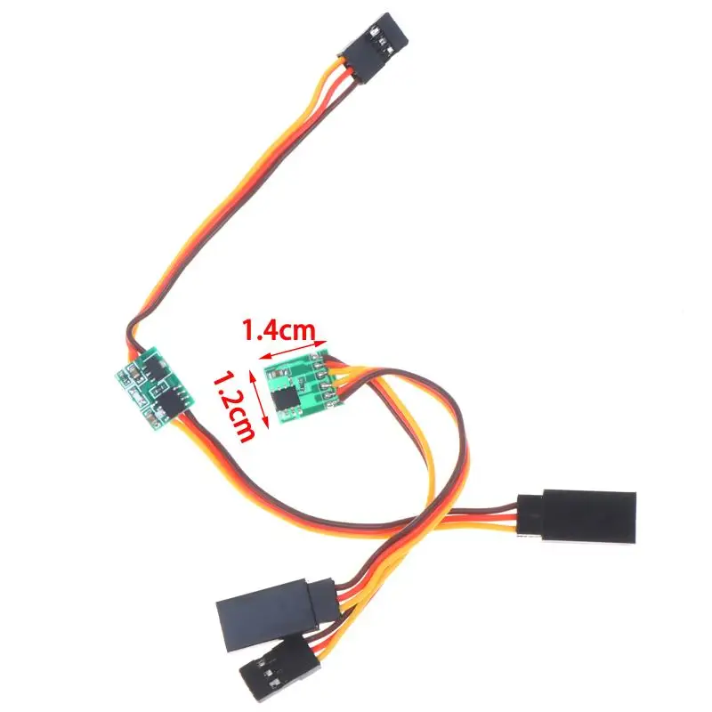 Mini Servo Inverter Reverse Servo Signal Reverser Switch Cable JR Futaba 5‑6V 3.6‑24V For RC Plane Car Boat Plug‑And‑Play