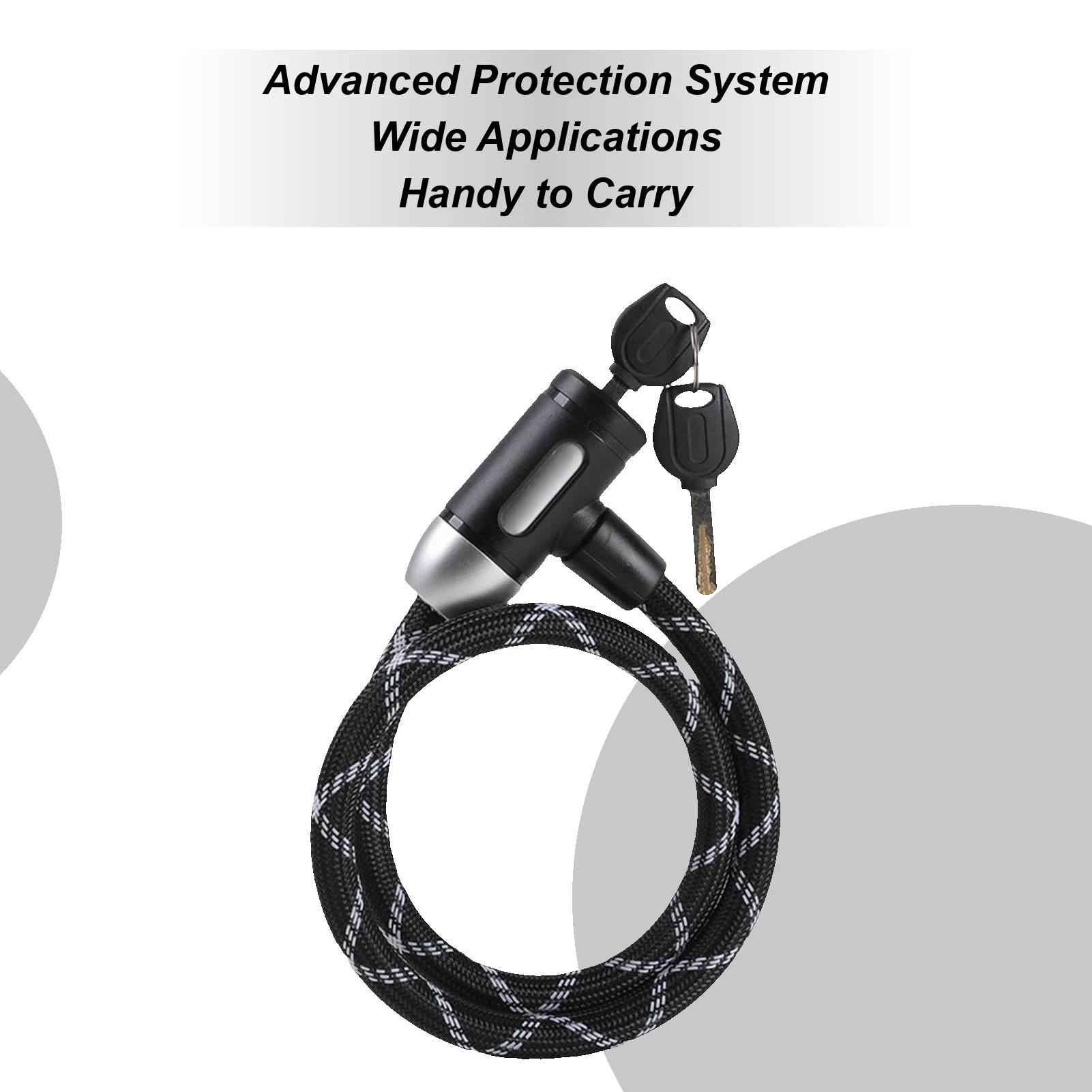 

Водонепроницаемый трос замка для велосипеда, нержавеющий портативный велосипедный замок для горного дорожного велосипеда, мотоцикла, скутера, безопасности для школы путешествий