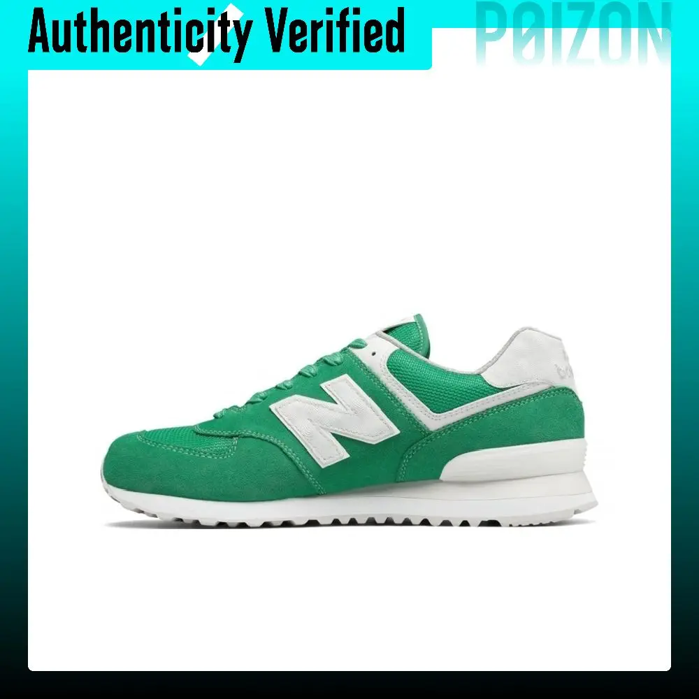 New Balance NB 574 Abrasion Resistant Lightweight Low top Running Shoes Unisex Green ML574SEH