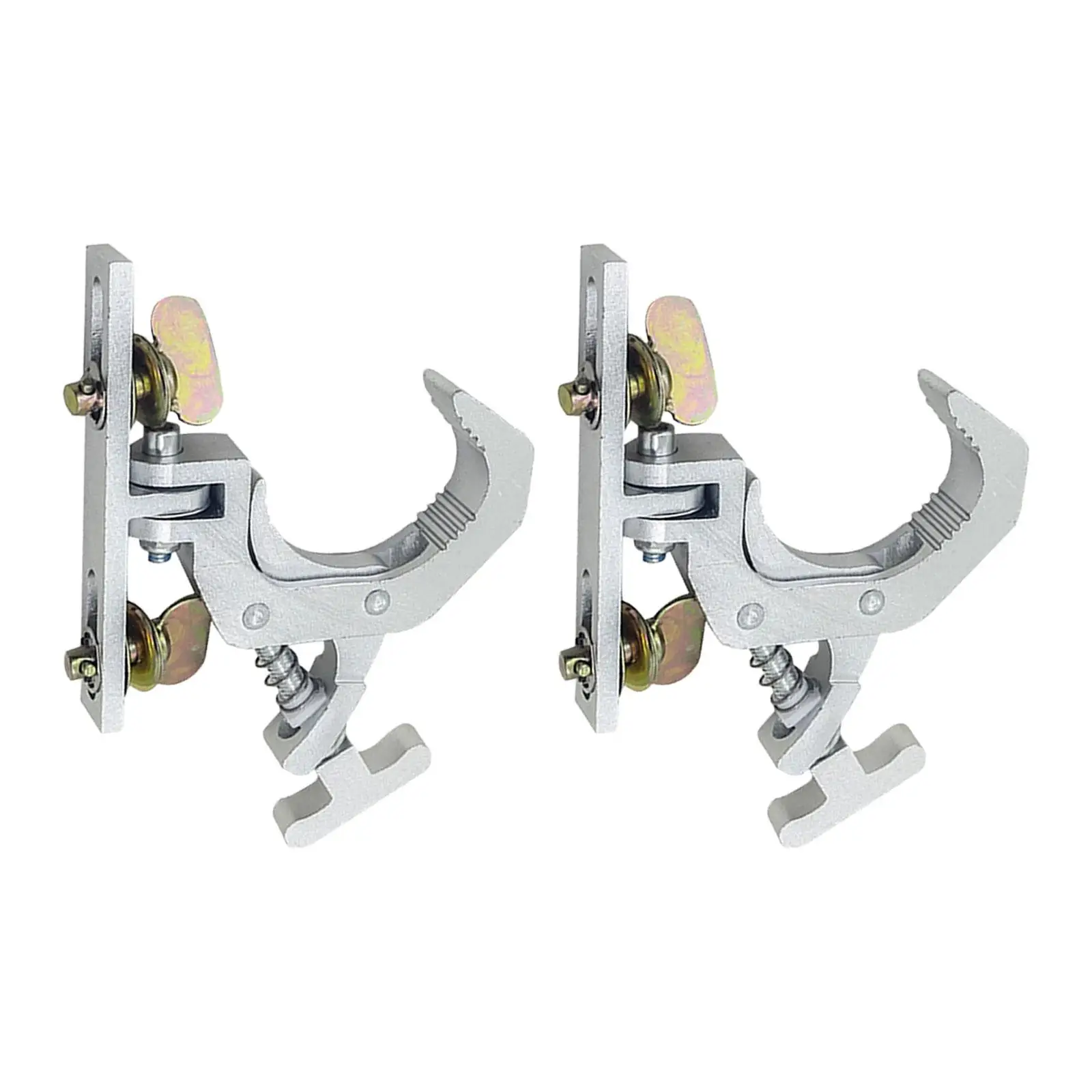 2Pcs Lighting Clamp Stage Spotlights Adjustable Club Lighting Hook Mount Fit