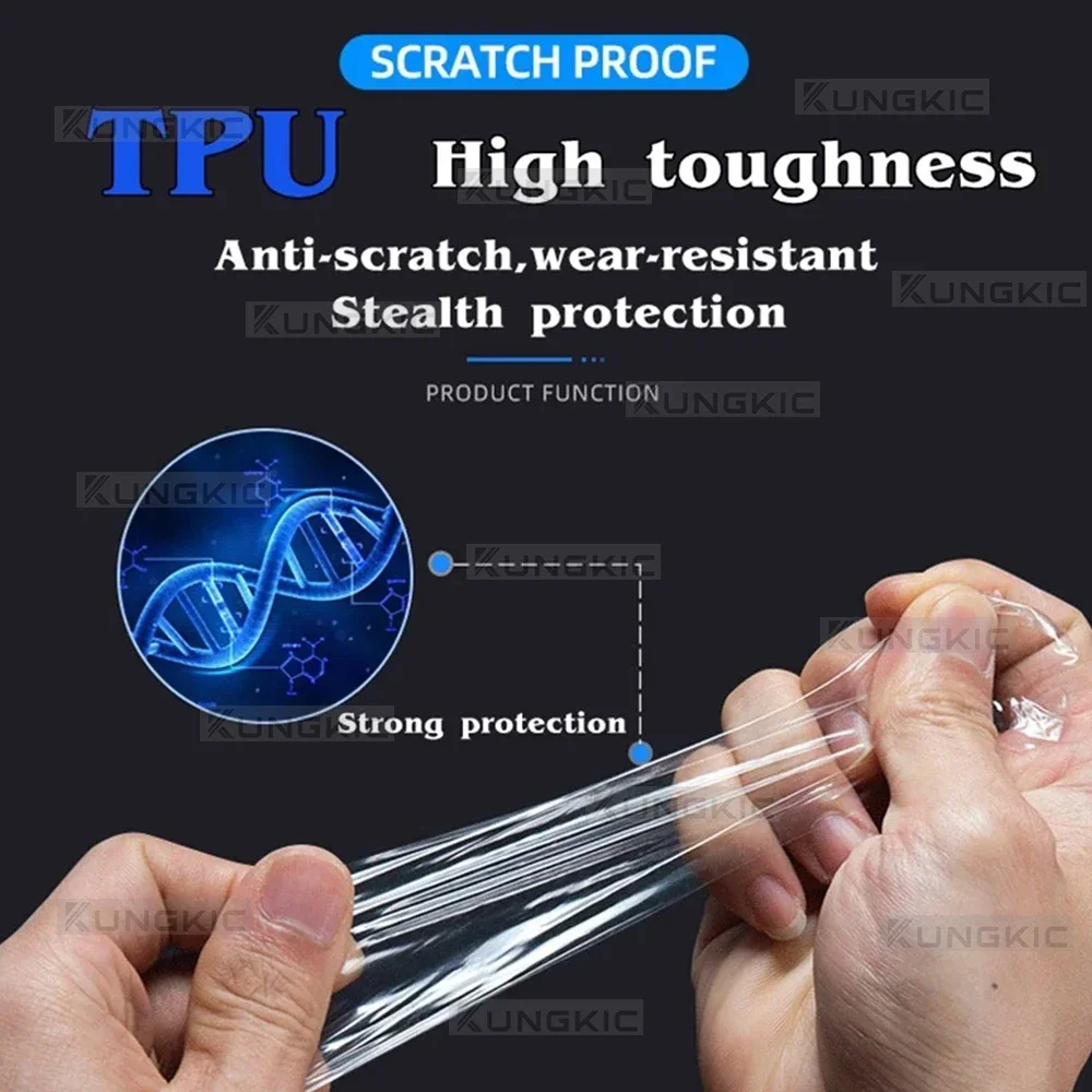 2Pcs TPU Protective Film For Kia Sportage 2015-2019 Car Exterior Headlight Anti-scratch Front Lamp Clear Accessories Sticker view 5