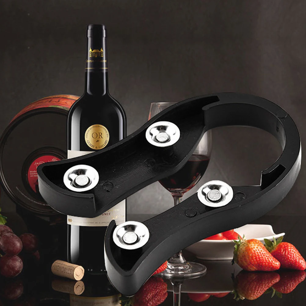 

12 pcs Bottle Foil Cutter Black Red Wine Opener Stainless Steel Kitchen Gadget Portable Bar Tool Rustless Decapper