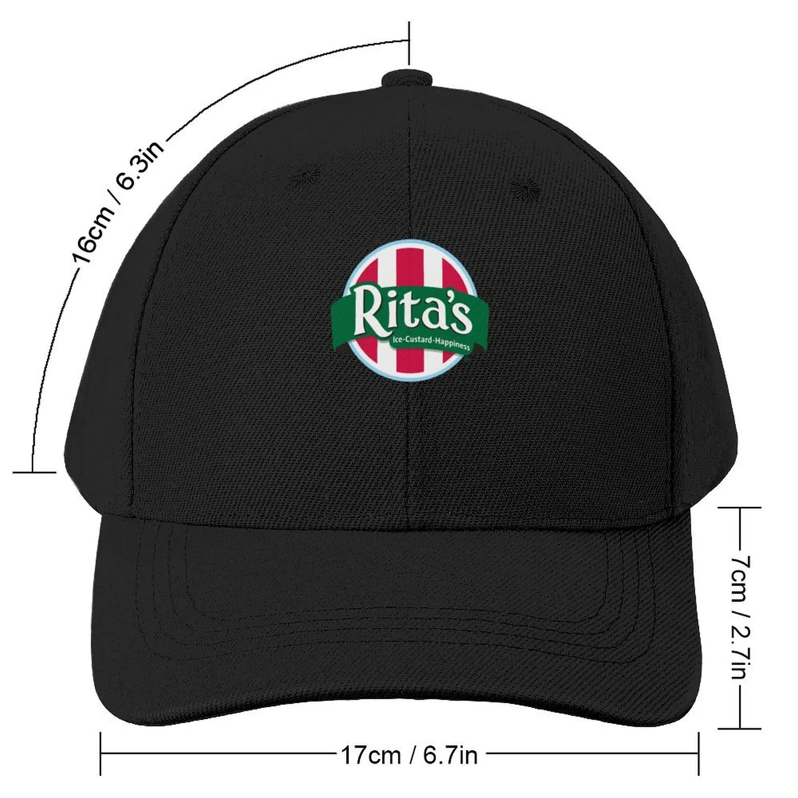 Rita's italian ice cafe classic t shirt Baseball Cap Fishing cap Hat Man Luxury Hats For Women Men's