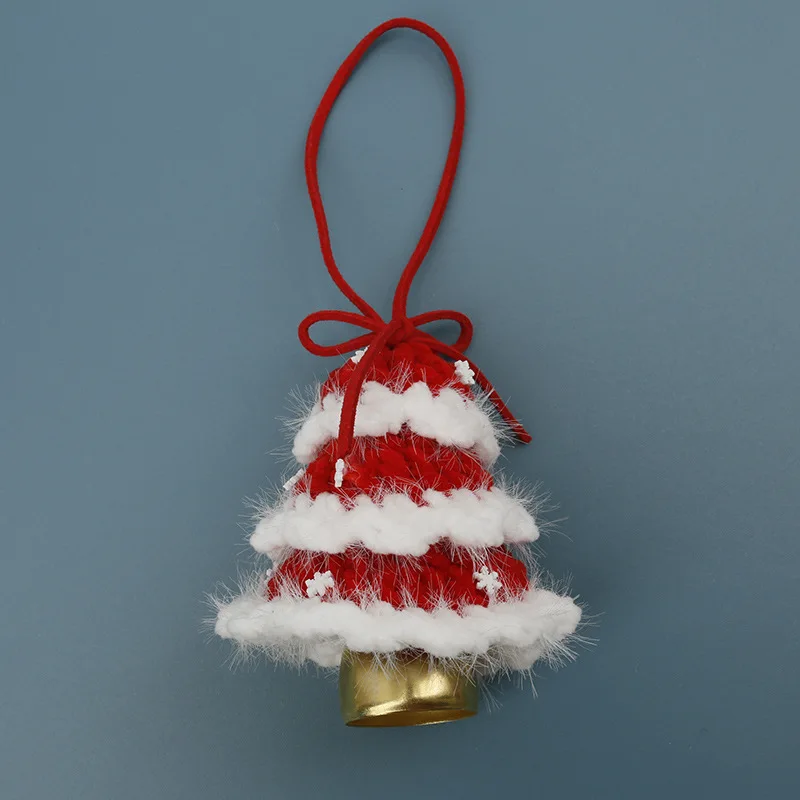2026 Gehäkelter Weihnachtsbaum-Anhänger, Fertiggestellter Handgewebter Weihnachtsanhänger, Liebliches Geschenk – Detail 5