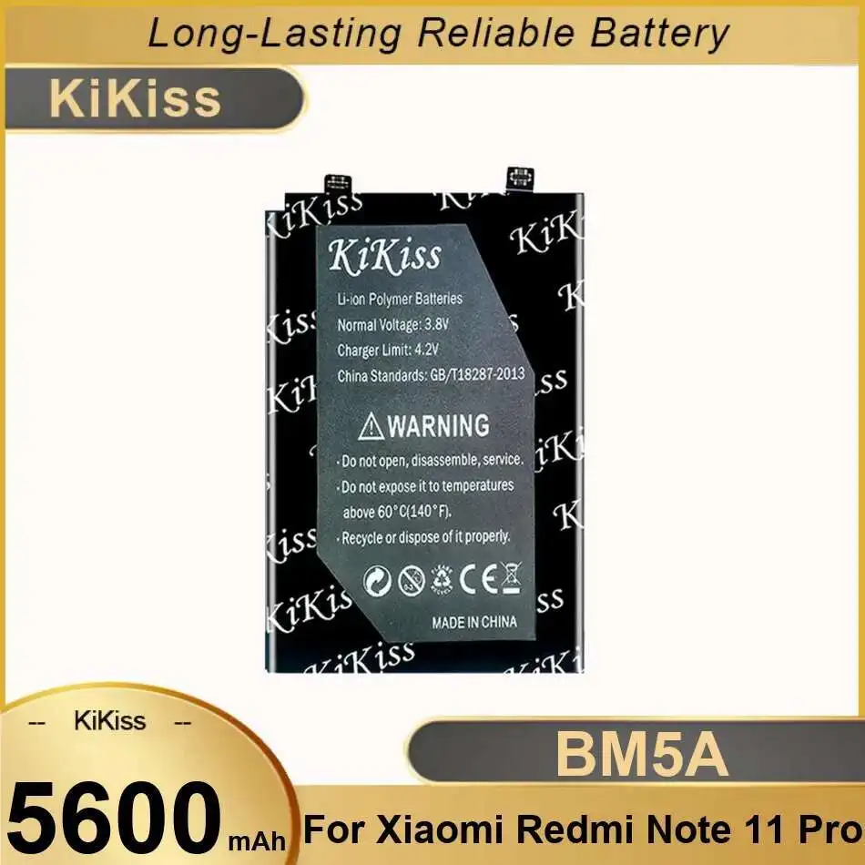 

BM5A Mobile Phone Battery For Xiaomi Redmi Note 11 Pro 11Pro High Performance 5600Mah