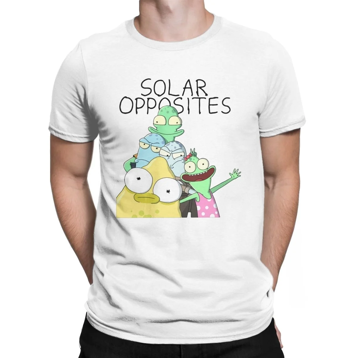 Awesome Solar Opposites T-Shirt Men Crewneck 100% Cotton T Shirts Pupa Terry Korvo Classic Short Sleeve Tees Gift Idea Clothes