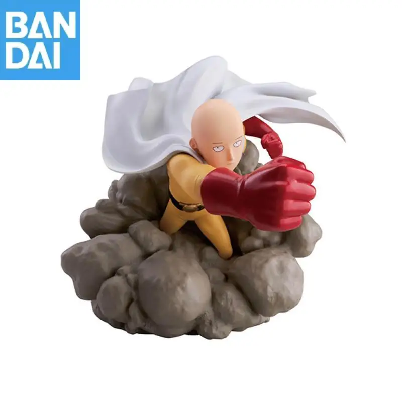 Original Bandai Namco Banpresto One Punch Man Saitama Anime Figure Model Collector Toy Gift Desktop Ornament New and Unopened