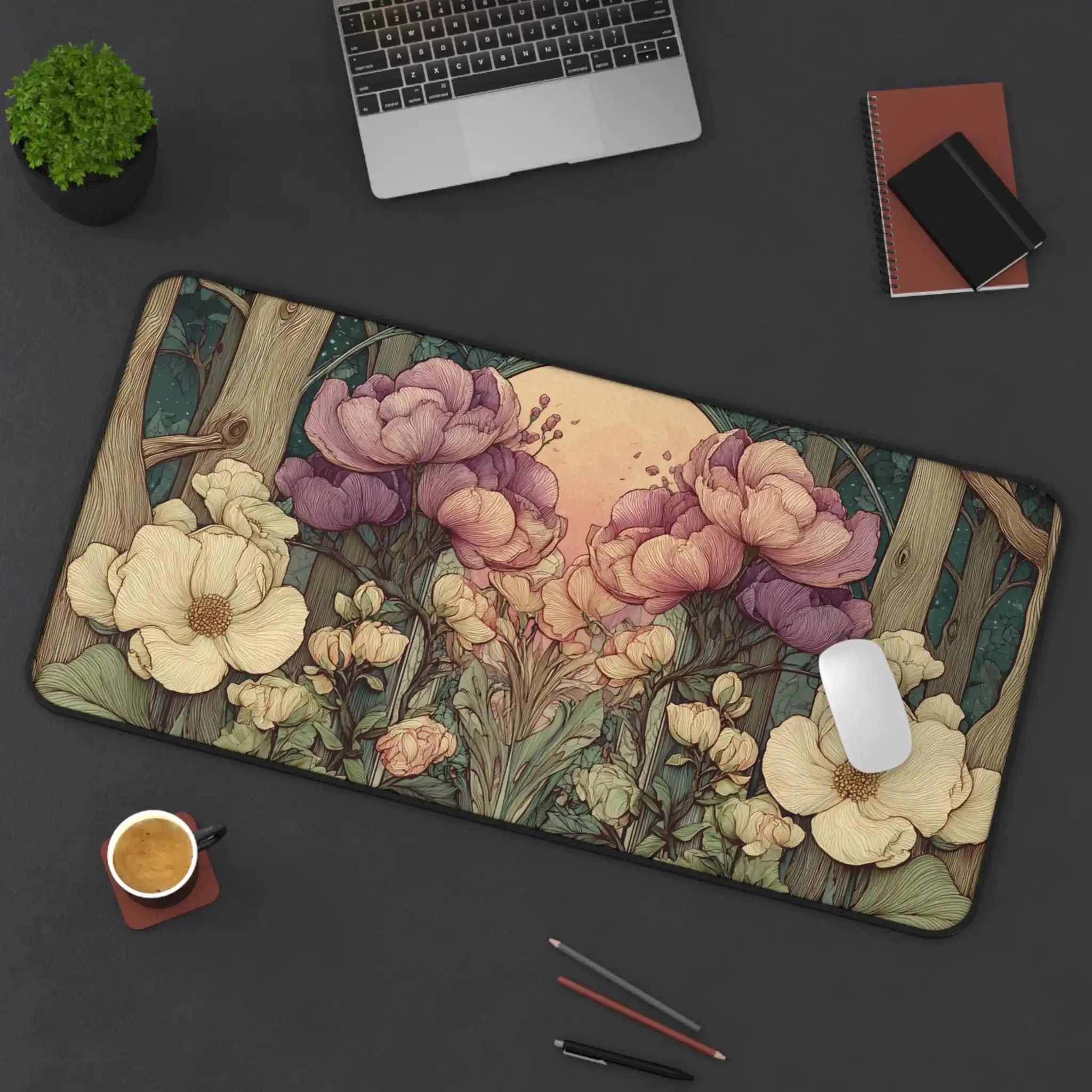 Romantic Pastoral Style Mousepad,non-slip and Waterproof Mouse Pad,office Gaming Desk Decorative Mat,a Perfect Gift for Friends.