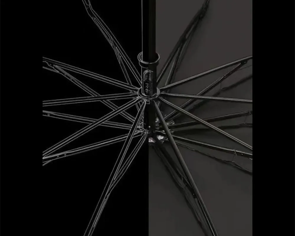 مظلة كبيرة جدًا عشرة عظام مظلة مزدوجة كبيرة ثلاثية كبيرة قابلة للطي مظلة ظلة للرجال والنساء مظلة أعمال T