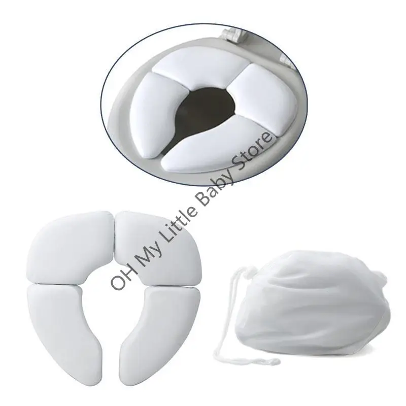 M76C Baby Travel składany nocnik na siedzenie maluch antypoślizgowa przenośna mata treningowa do toalety poduszka na pisuar dla