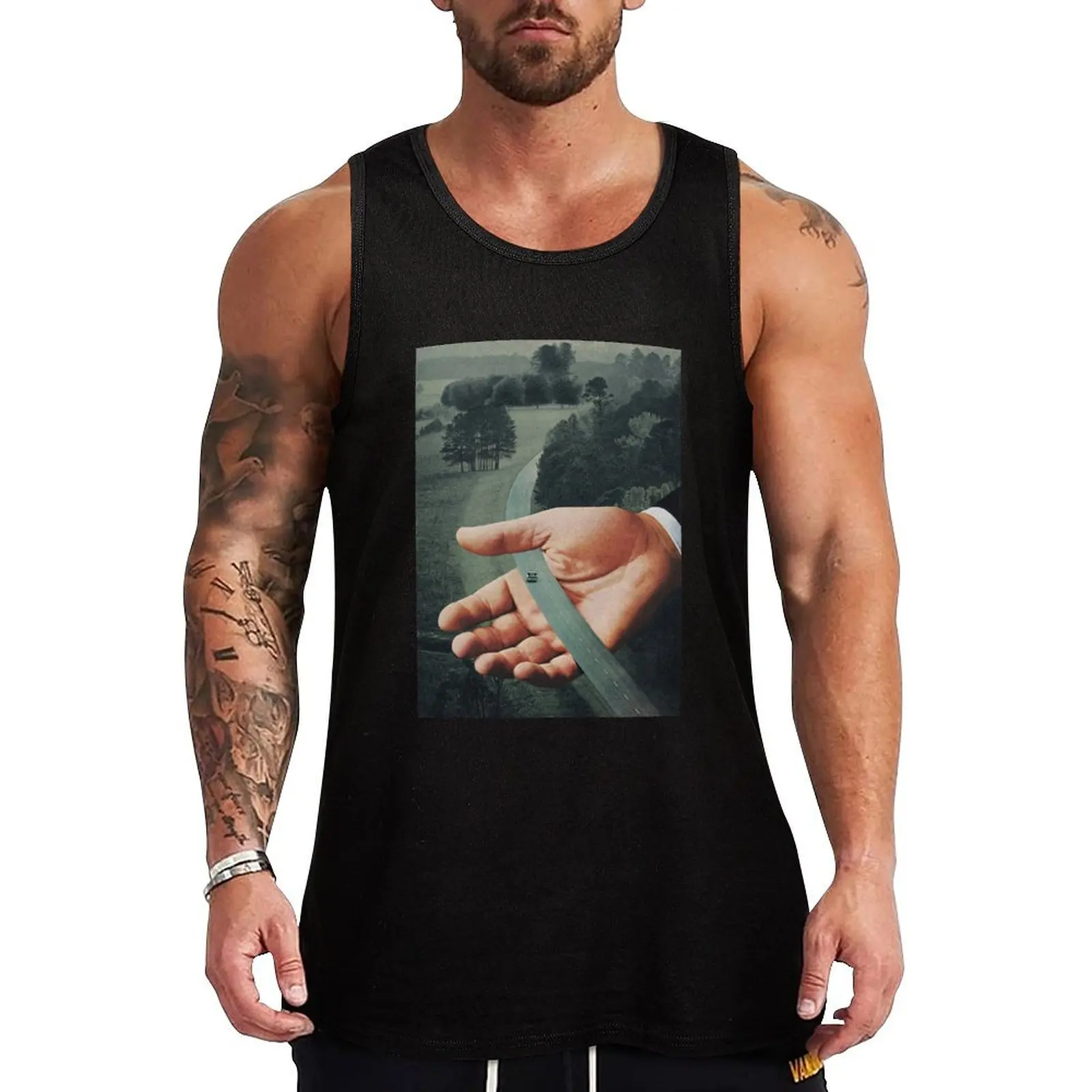 Comfort Zone Tank Top Casual Graphic Tank Top Print Design Sleeveless Top