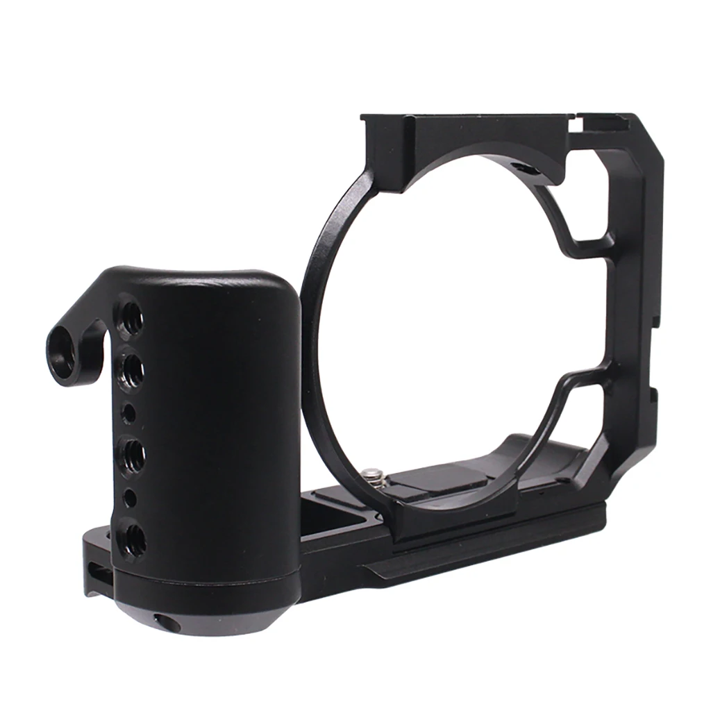 Kamerakäfig für Canon EOS R ILDC / R50V Kamera, passgenau für Arca Swiss Grundplatte, ARRI Cold Shoe Halterung, Video Film Rig Stabilisator – Detail 21