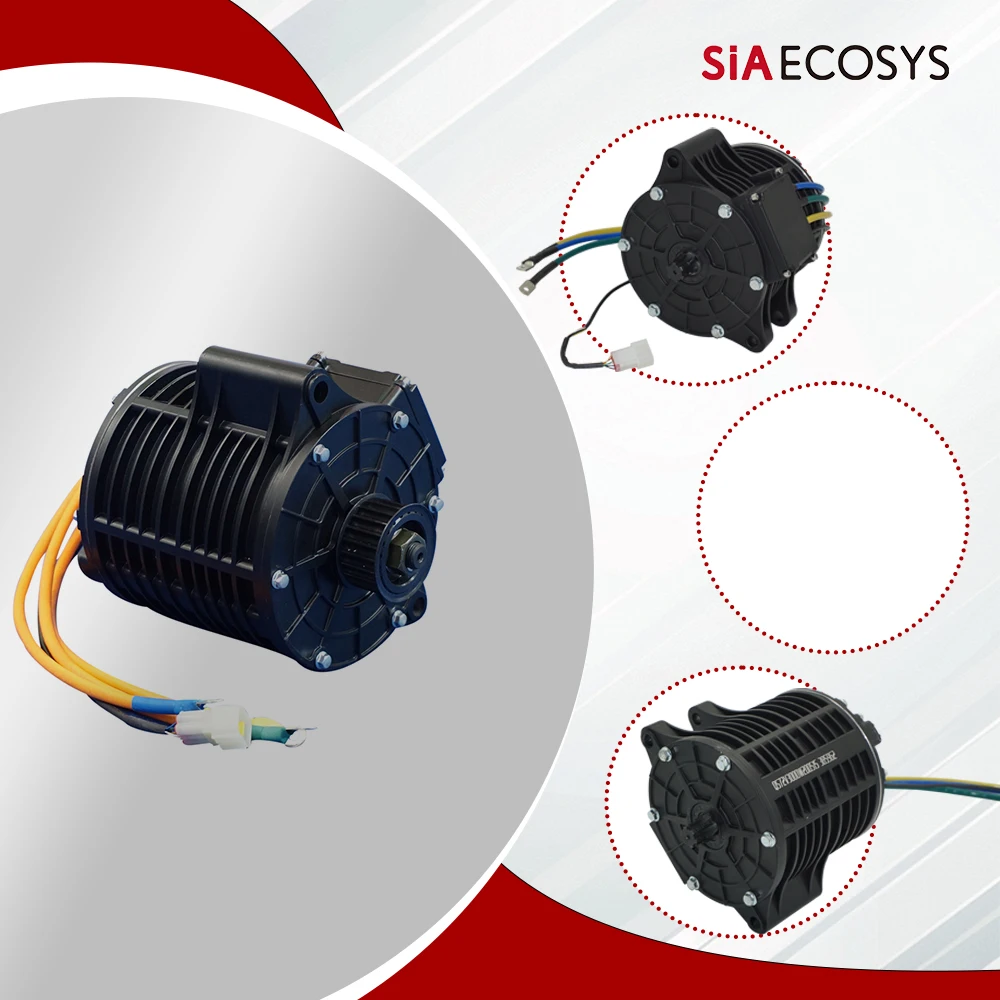 

QSMOTOR Mid Drive Motor QS138 3000W 70Nm V2 High Torque for Electric Motorcycle 100kph