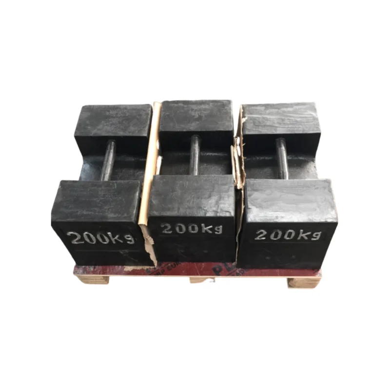 M1 M2 Class 200kg 1000kg 1ton test calibration truck floor scale weighbridge moveable round roller cast iron weights