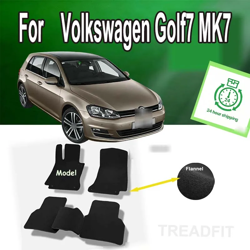 

Нейлоновые замшевые автомобильные коврики с кнопками для Volkswagen Golf7 MK7 2012-2019 5G GTI, специально разработанные для данной модели.