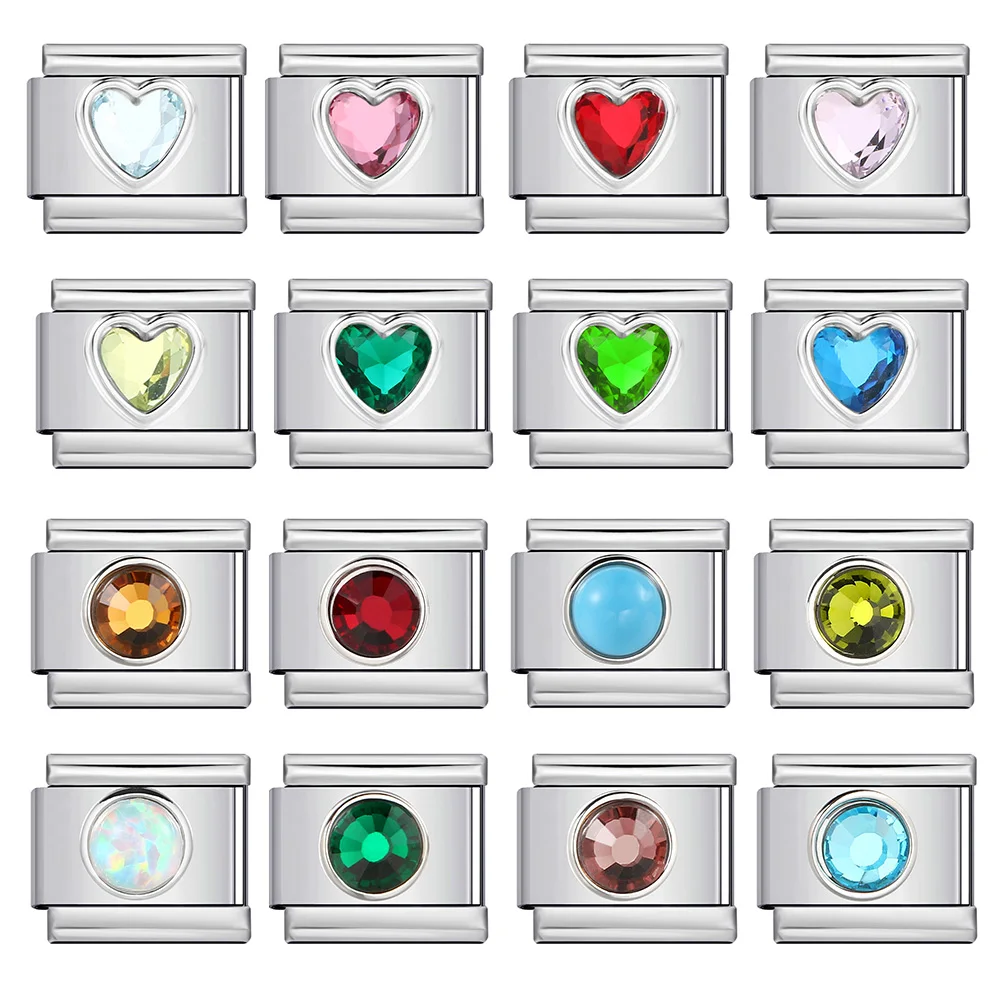 Красочное-сердце-круг-циркон-итальянский-браслет-подвеска-цепочка-из-нержавеющей-стали-для-женщин-и-мужчин-вечерние-повседневный-подарок-изготовление-ювелирных-изделий-своими-руками