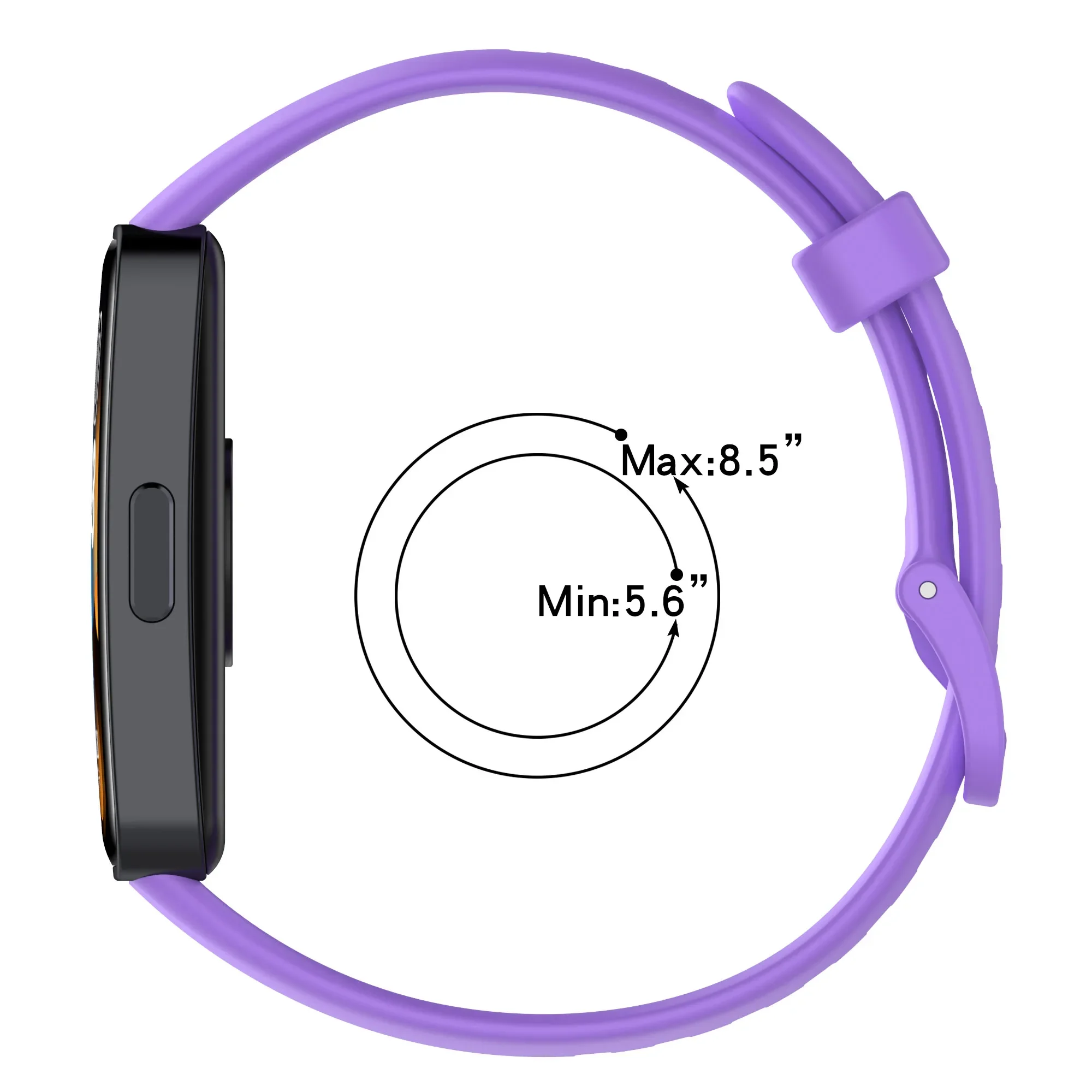 Soft Silicone Strap Case for Huawei Band 8 9 Accessories Replacement Bracelet Screen Protector Wristband for Huawei Watch Band8