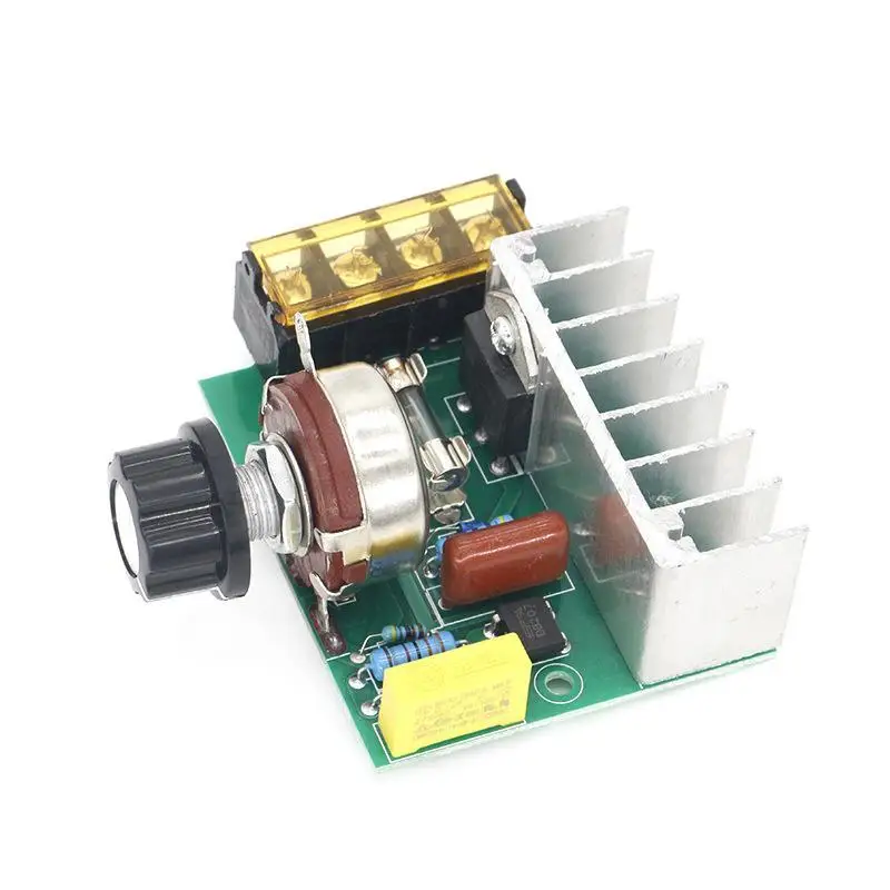 4000W 220V High Power Voltage Regulators SCR Speed Control Dimming Electronic Voltage Regulator Governor Thermostat