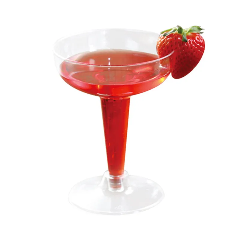 

50pcs Net red disposable wine water dirnking plastic cups clear aviation cup 120ml wedding birthday event party dessert cups