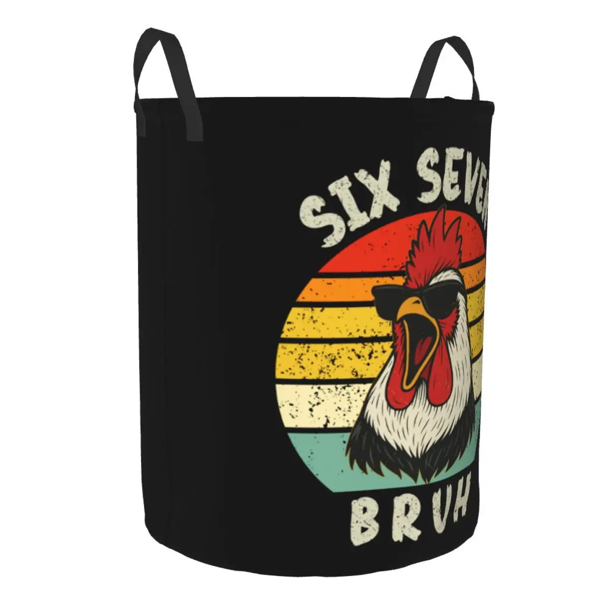 Custom Six Seven 67 Laundry Basket Foldable Large Capacity Clothing Storage Bin Hamper