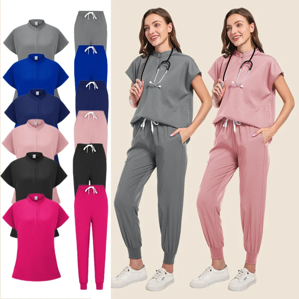 Scrubs Women Beauty SPA Uniform Pet Clinic Store Veterinary Dentistry Work Clothes Set High-quality Medical Nurse Uniform Unisex