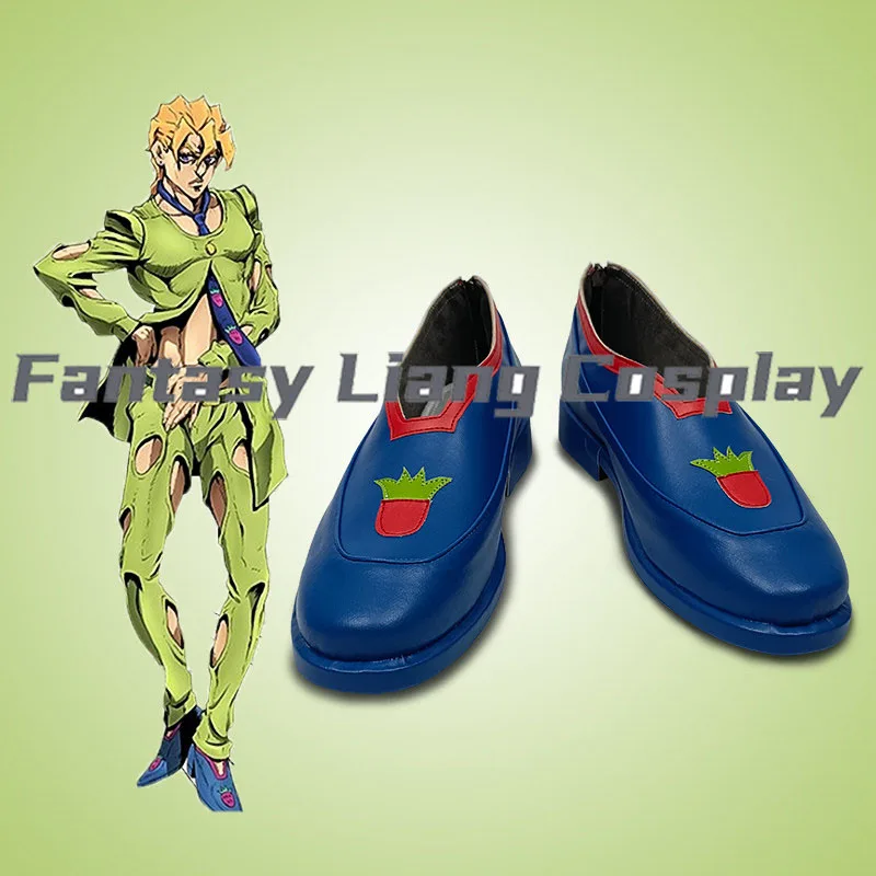 Zapatos de cosplay de Fugo, personaje de la serie de anime JoJo's Bizarre Adventure: Golden Wind, para hombres y mujeres, ideales para Halloween, carnavales, fiestas y eventos de Comic Con.