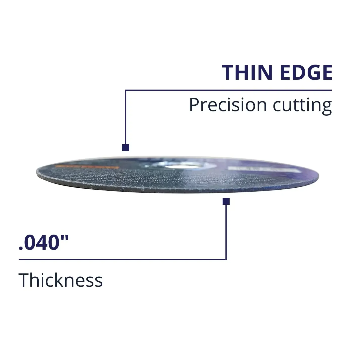 Rodas de Corte Lincoln Abrasives.040" Metal e Aço Inoxidável