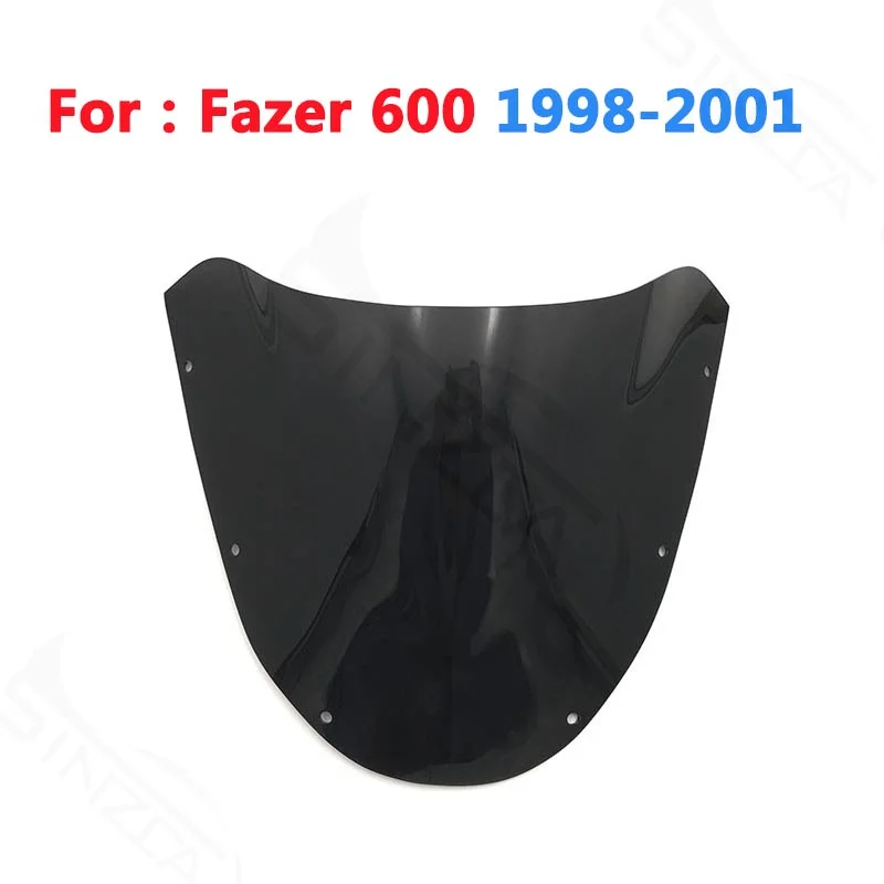 

For Yamaha Fazer 600 1998 1999 2000 2001 Windshield Windscreens Wind Deflectors Balck