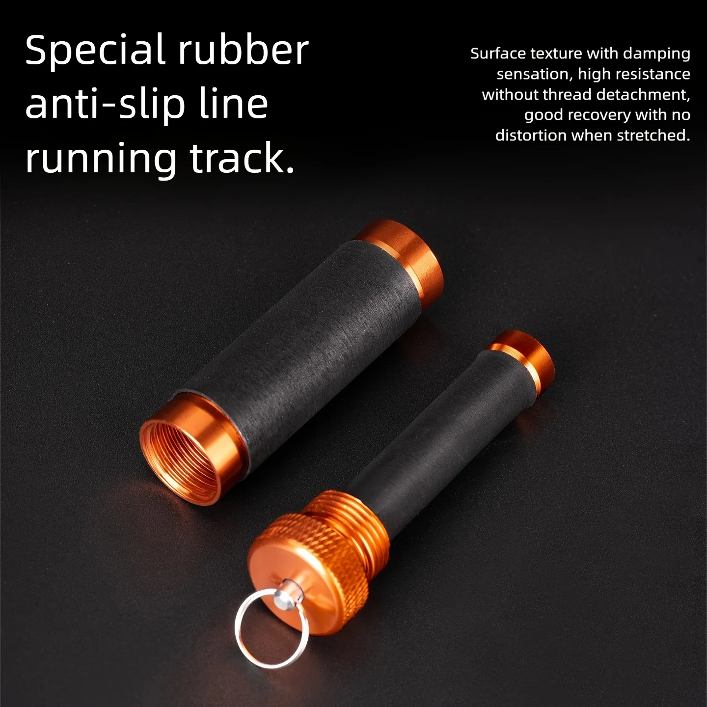 Aluminum Alloy Lined Pull Rod Rubber Anti-Slip Snag Line Pulling Hook Tying Knotting Hand Line Protection Fishing Tools