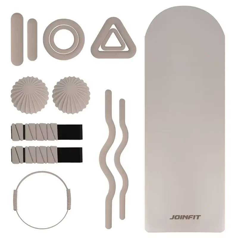 for Yoga Pilates Accessories Set Equipment Oval PU Exercise Mat Silicone Wrist Ankle Dumbbell Ring Barbell Pilates Ring