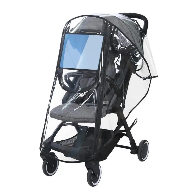 

Applicable baby stroller rain cover windshield rain cover raincoat