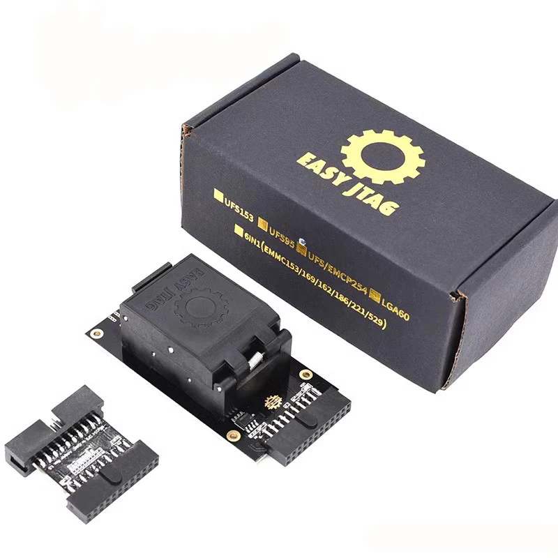 Nueva versión Original ZX3 EASY JTAG Plus Box NAND EMMC UFS Socket 254 153 095 adaptadores enchufes