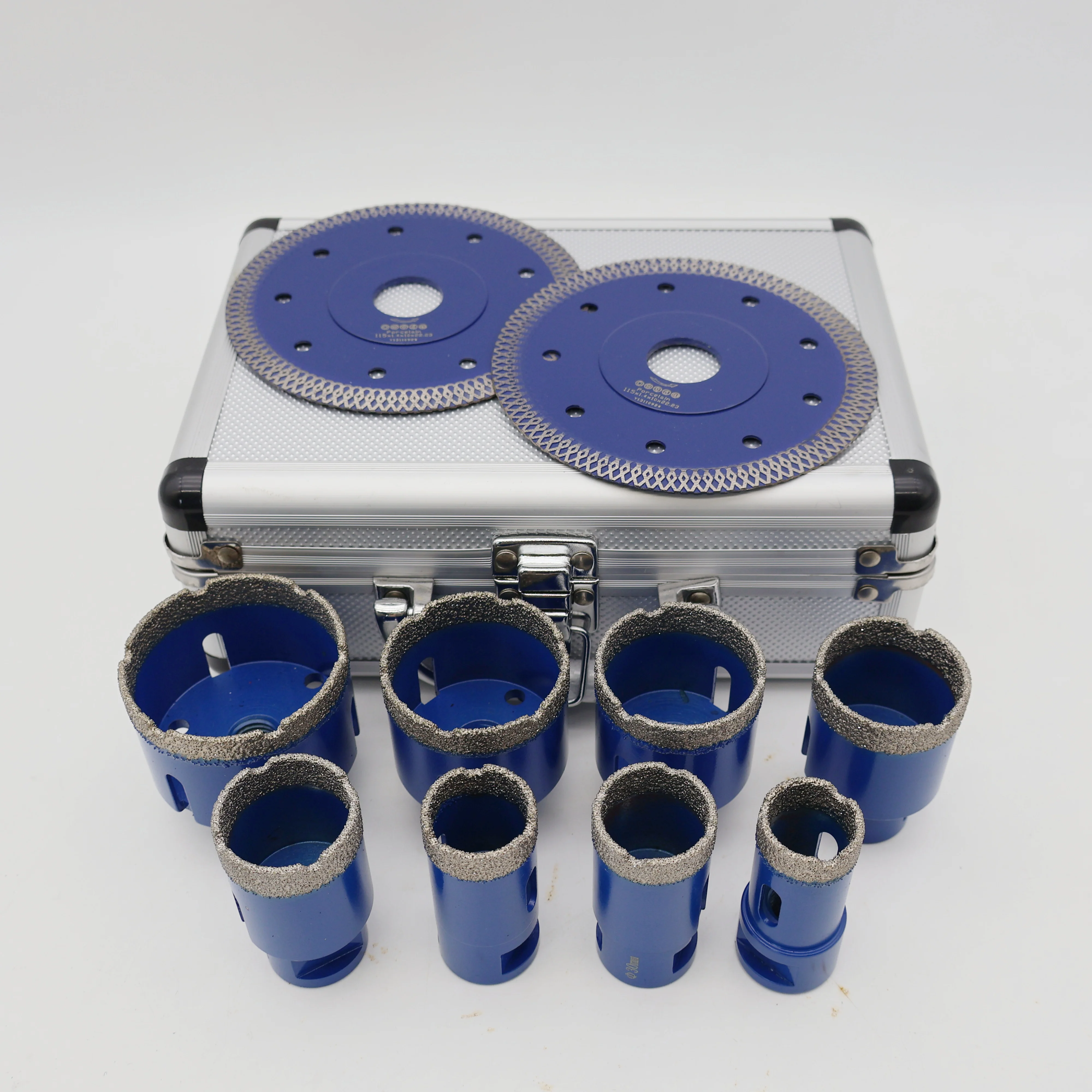 Professional Grade Vacuum Brazed Drill Bits Set with Diamond Blade,High-Efficiency Fast Drilling for Porcelain Marble Granite