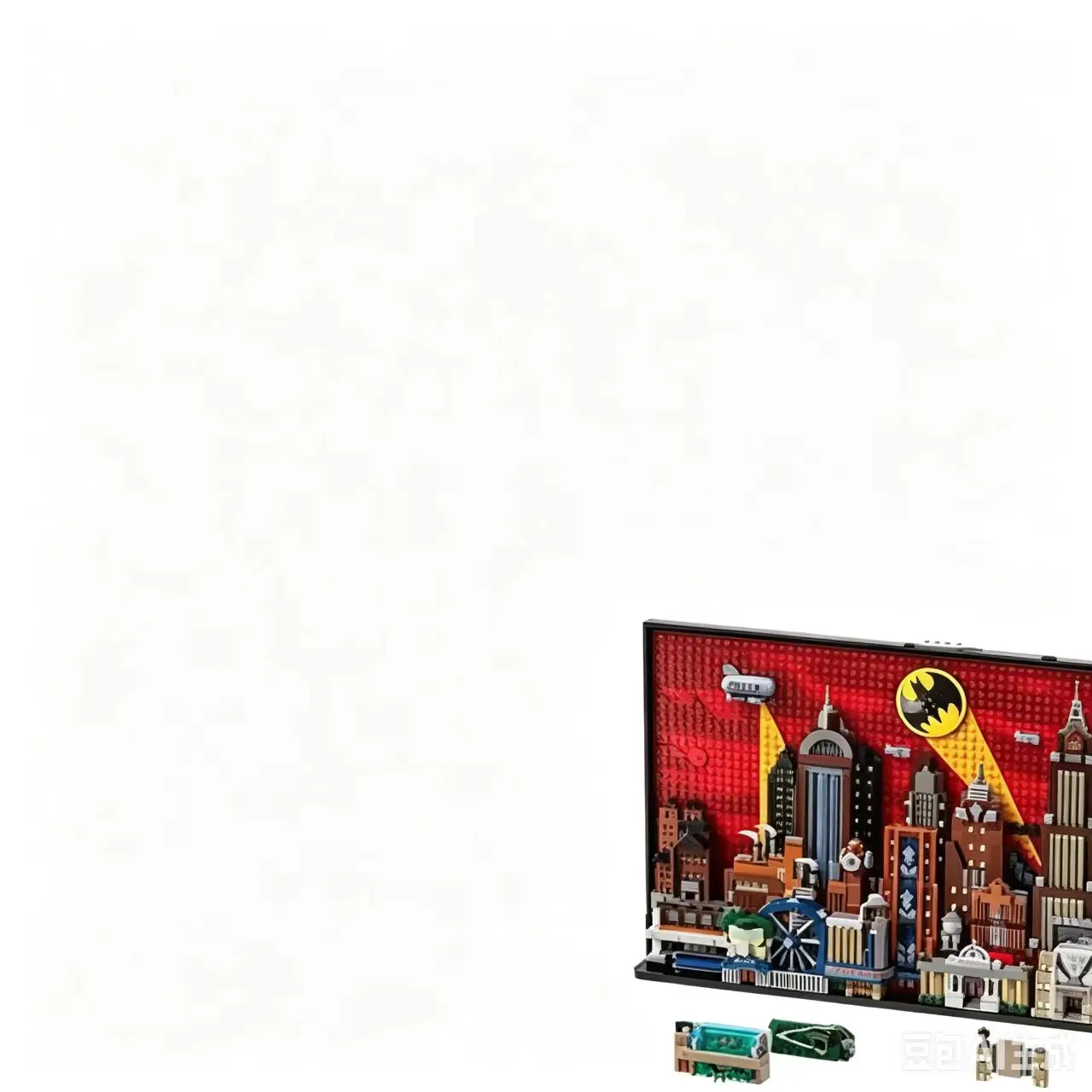 4210pcs IN STOCK Compatible Bat The Animated Series Gotham City Skyline Building Blocks Bricks Toy For Adult Birthday Gift