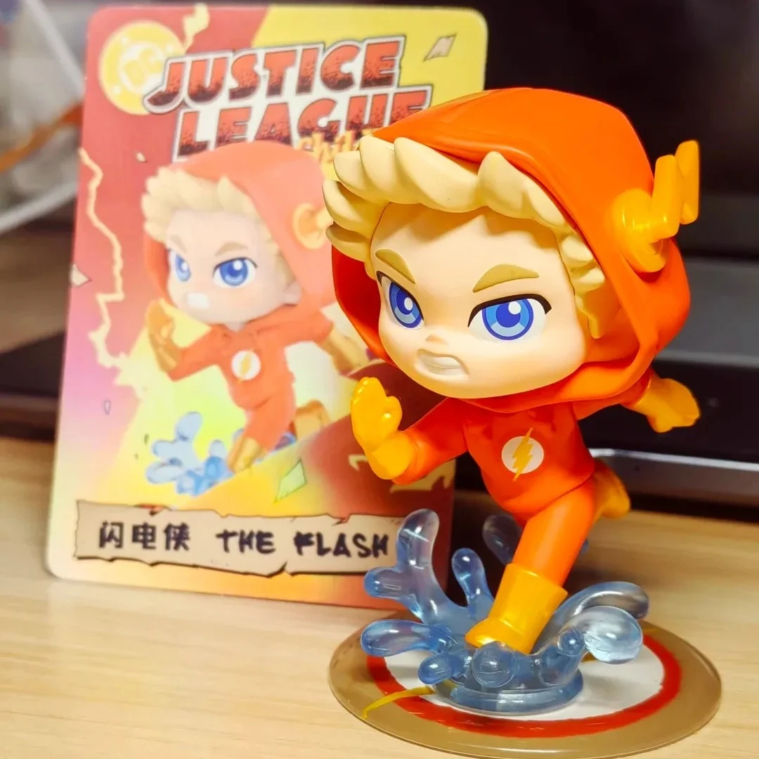 

POPMART DC Little Justice League Series слепая коробка орнамент фигурки домашняя игрушка аниме кукла для детей подарки-сюрпризы