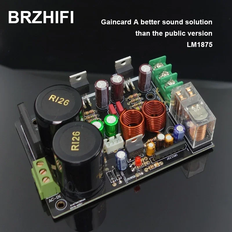 BRZHIFI Audio CG versión LM1875 Kit de placa amplificadora distorsión más baja y versión más resistente a la audición