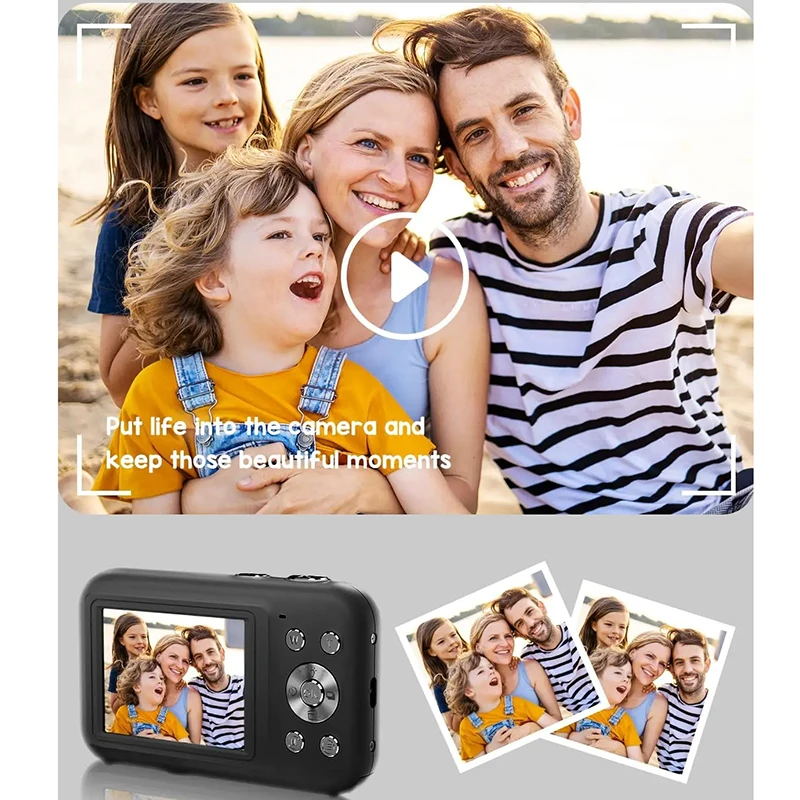 Digital Camera Children Camera for Children Camcorder with 16x Zoom Compact Cameras 1080P 44MP Cameras for Beginner Photography