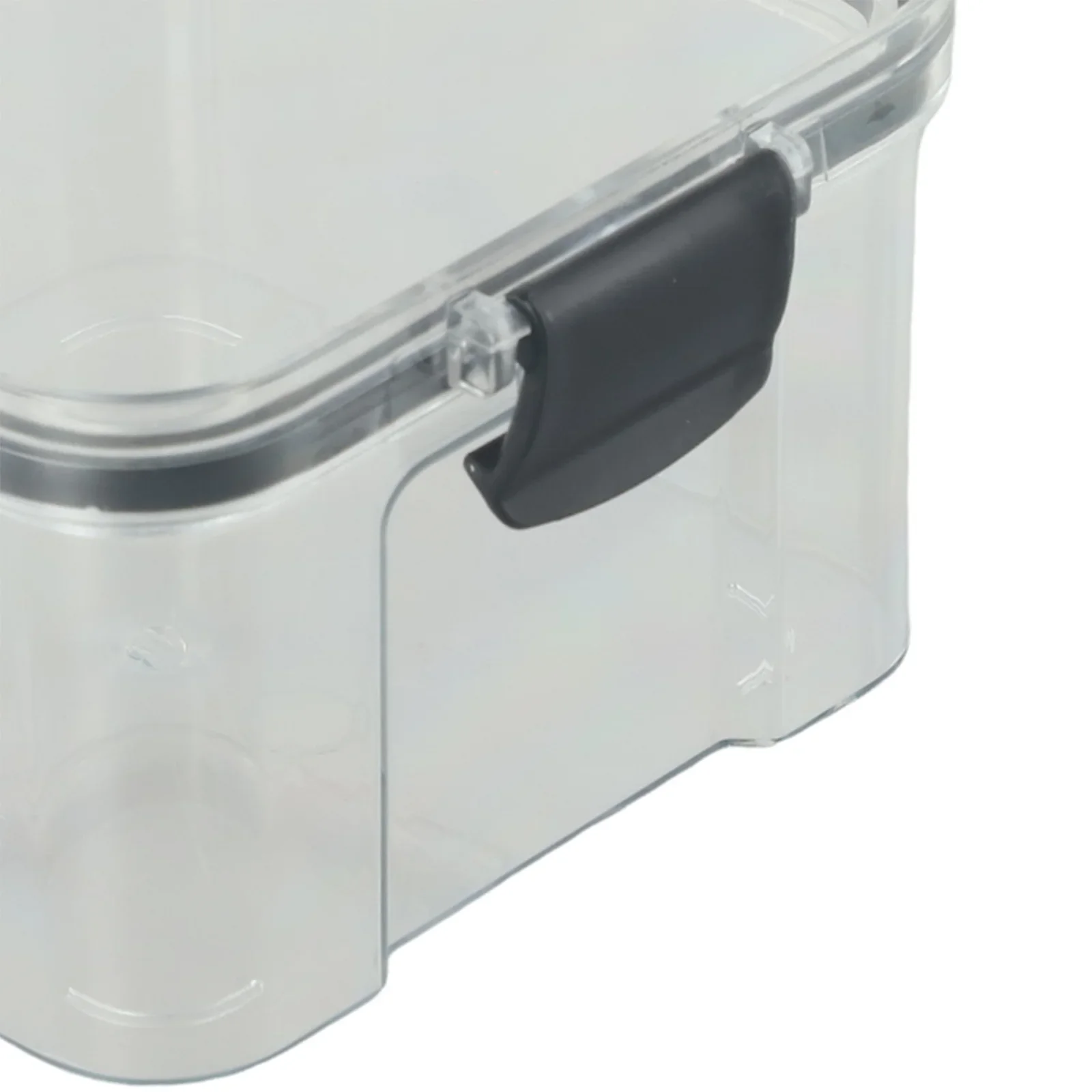 Airtight Food Storage Containers Plastic Kitchen Containers with Latch Compact and Stackable Transparent and Odorless